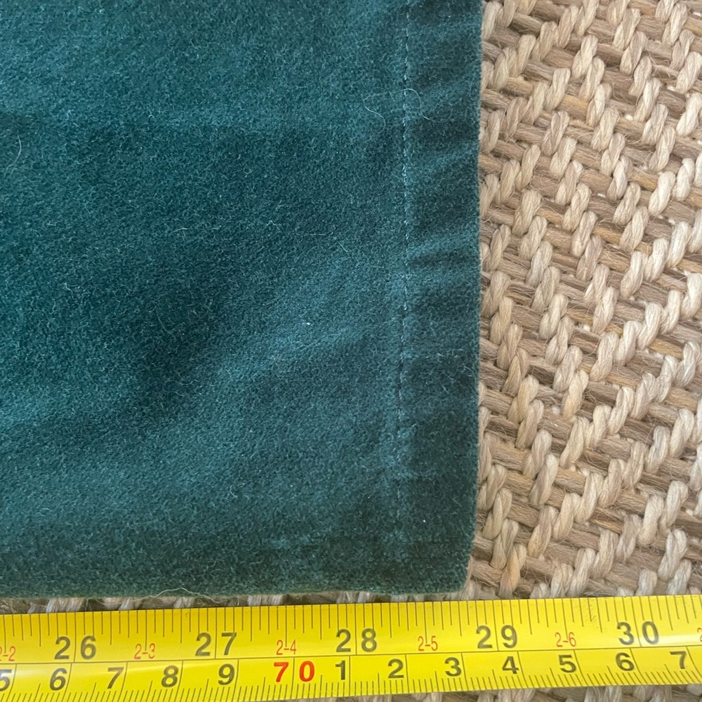 Talbots size 4 dark green velvateen slacks - Picture 7 of 8